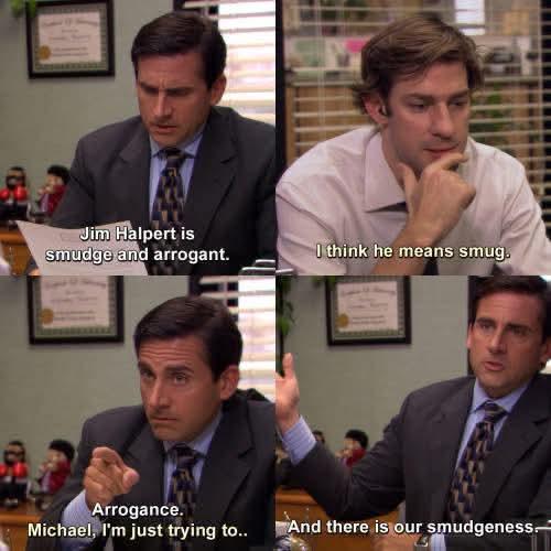 Jim should take a break from the Jim Schtick and start caring about something
